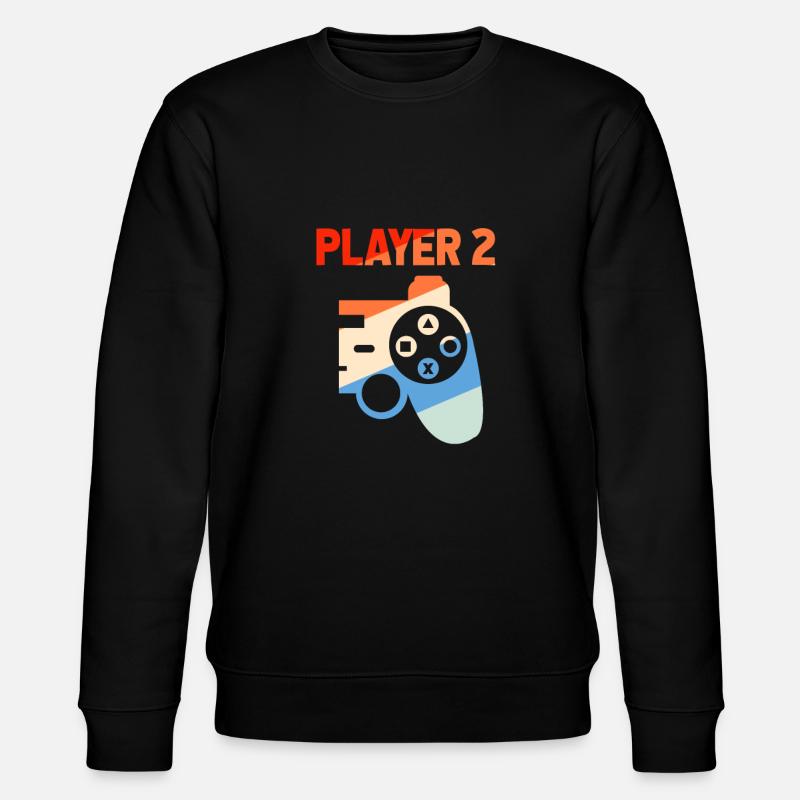 Player 2 - Stanley/Stella Unisex Bio-Sweatshirt CHANGER  - Schwarz