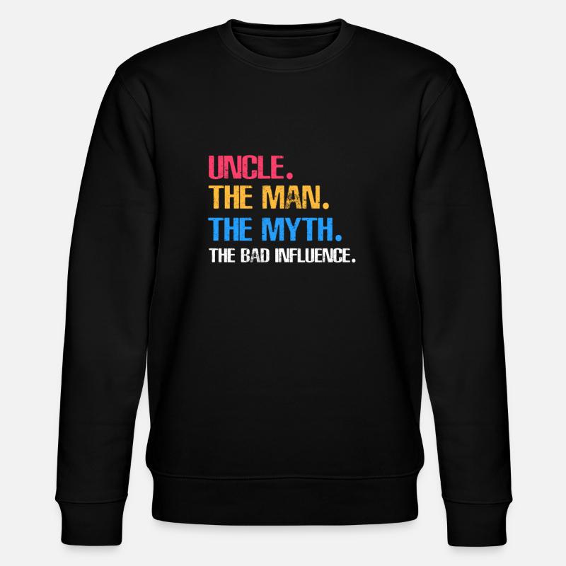 uncle - Stanley/Stella CHANGER Unisex Organic Sweatshirt - black