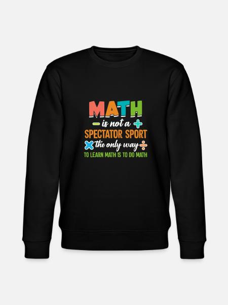 Math math - Stanley/Stella CHANGER Unisex Organic Sweatshirt - black