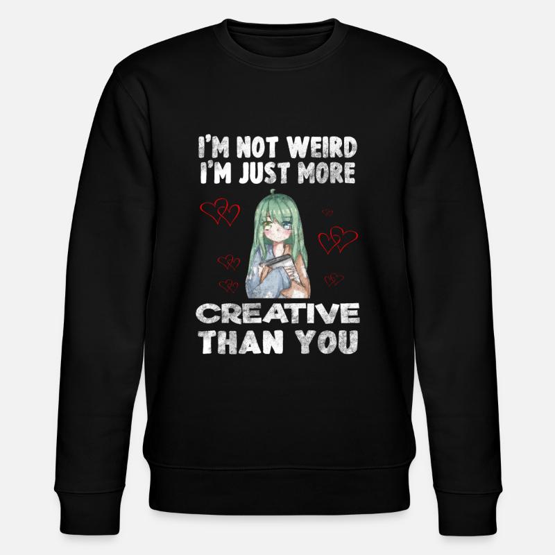 Anime - Stanley/Stella Unisex Bio-Sweatshirt CHANGER  - Schwarz