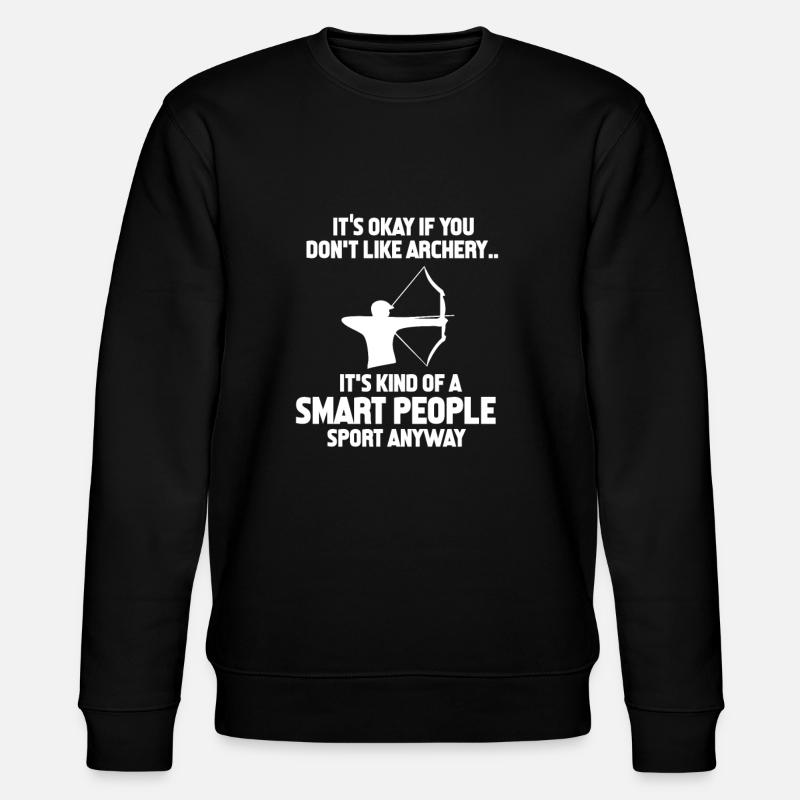 Bogenschütze - Stanley/Stella Unisex Bio-Sweatshirt CHANGER  - Schwarz