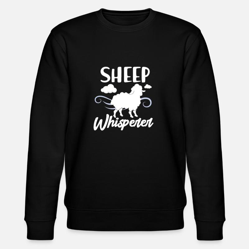 Schaf - Stanley/Stella Unisex Bio-Sweatshirt CHANGER  - Schwarz