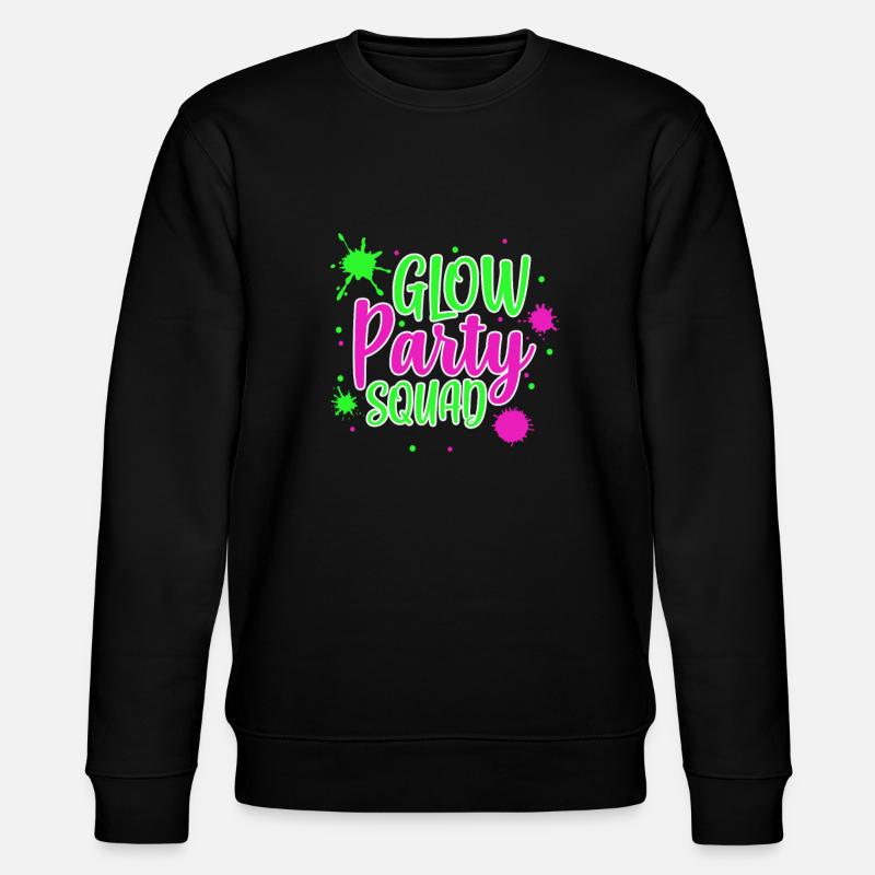 Équipe de fête lueur - Sweat bio CHANGER Stanley/Stella Unisexe - noir