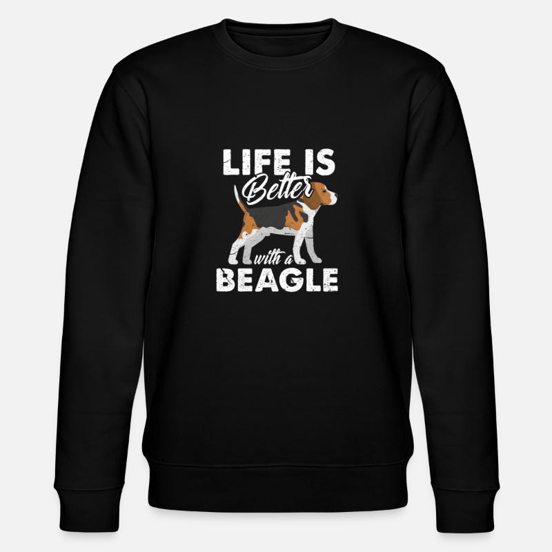 beagle - Sweat bio CHANGER Stanley/Stella Unisexe - noir