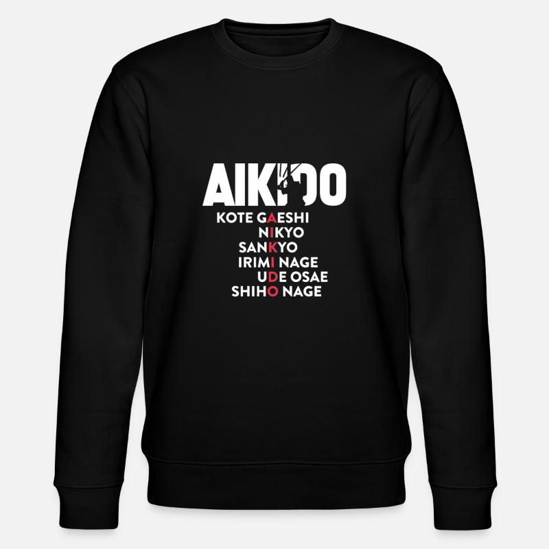 Aïkido - Sweat bio CHANGER Stanley/Stella Unisexe - noir