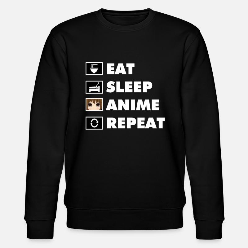 Anime - Stanley/Stella Unisex Bio-Sweatshirt CHANGER  - Schwarz
