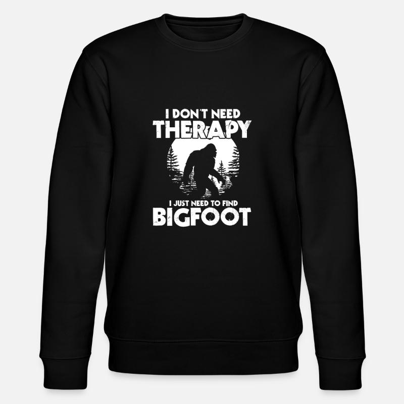 Bigfoot - Stanley/Stella Unisex Bio-Sweatshirt CHANGER  - Schwarz