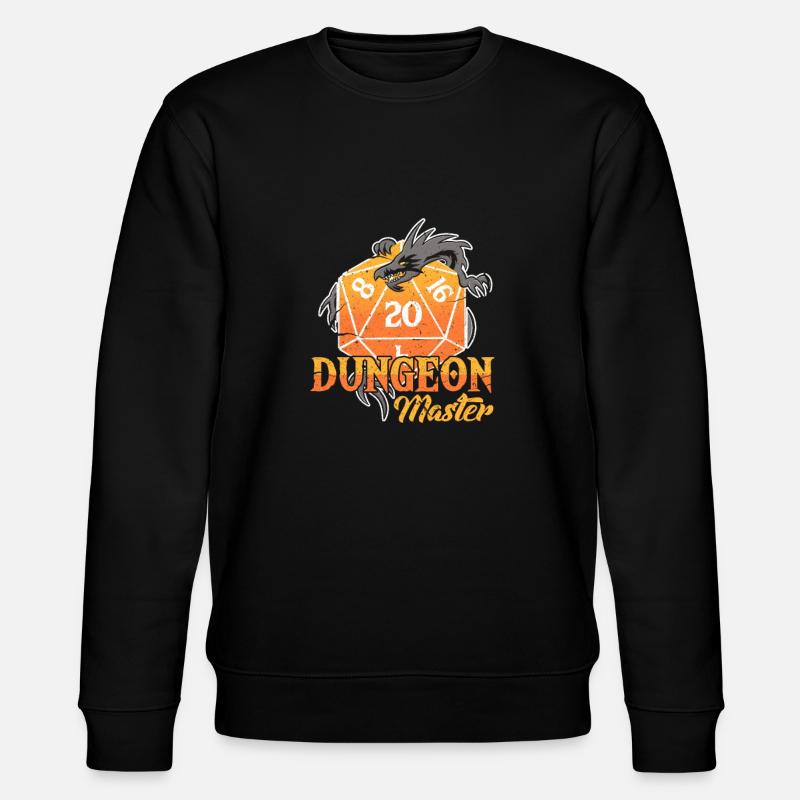 D20 - Stanley/Stella CHANGER Unisex Organic Sweatshirt - black