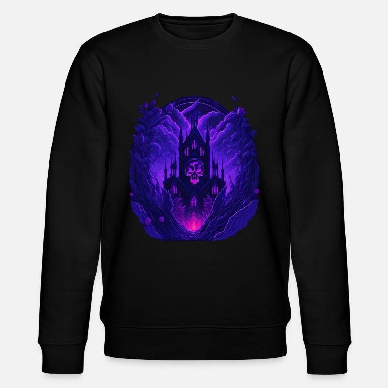 Architecture gothique néon Château gothique - Sweat bio CHANGER Stanley/Stella Unisexe - noir