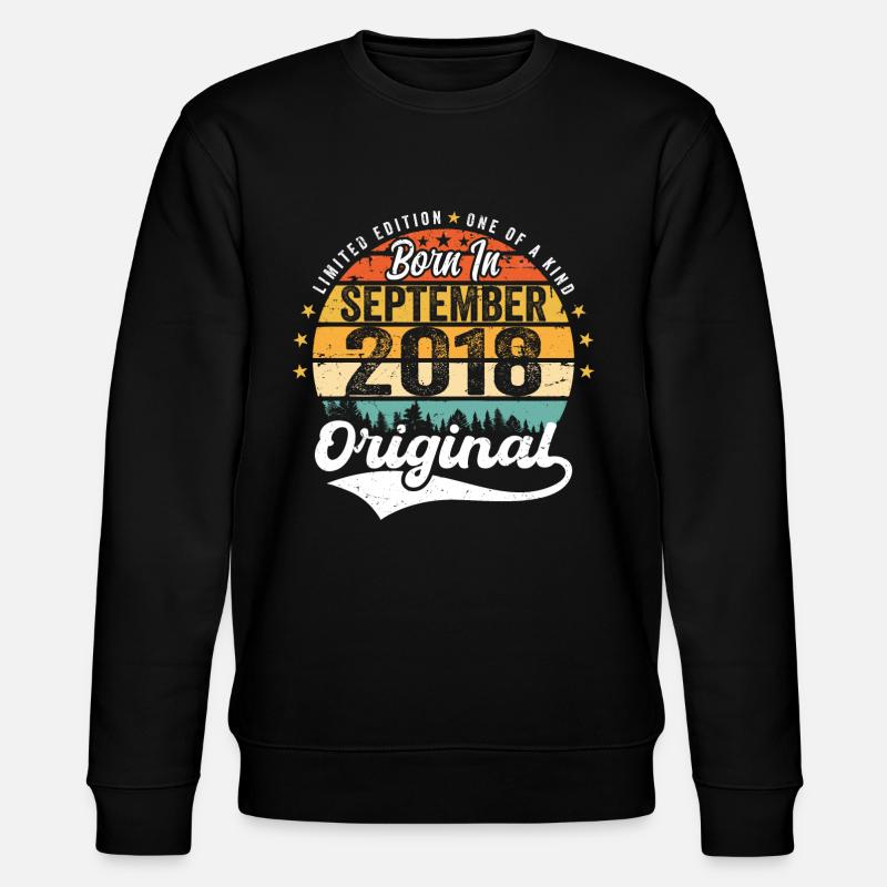 September 2018 Anniversary 2018 September - Stanley/Stella CHANGER Unisex Organic Sweatshirt - black