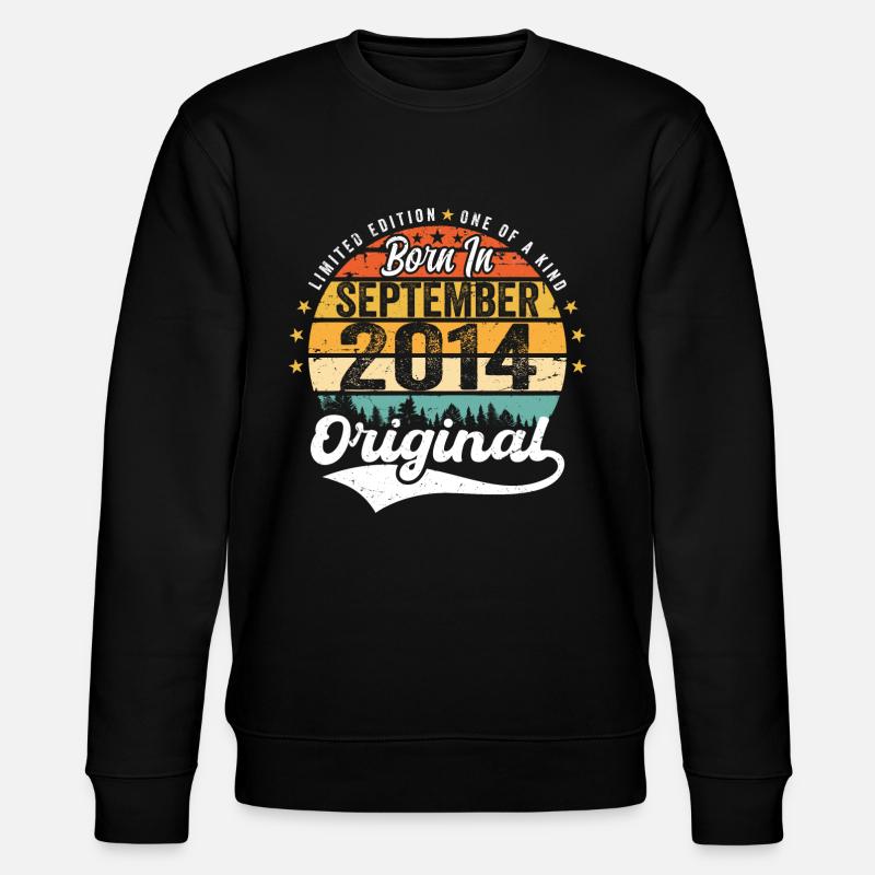 September 2014 Anniversary 2014 September - Stanley/Stella CHANGER Unisex Organic Sweatshirt - black