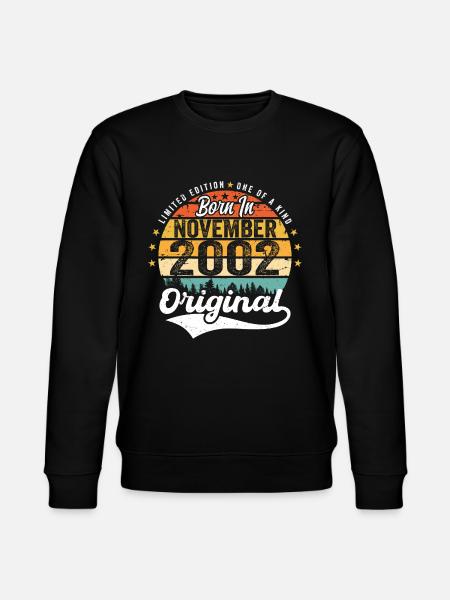Legendary since November 2002 - 2002 - Stanley/Stella CHANGER Unisex Organic Sweatshirt - black