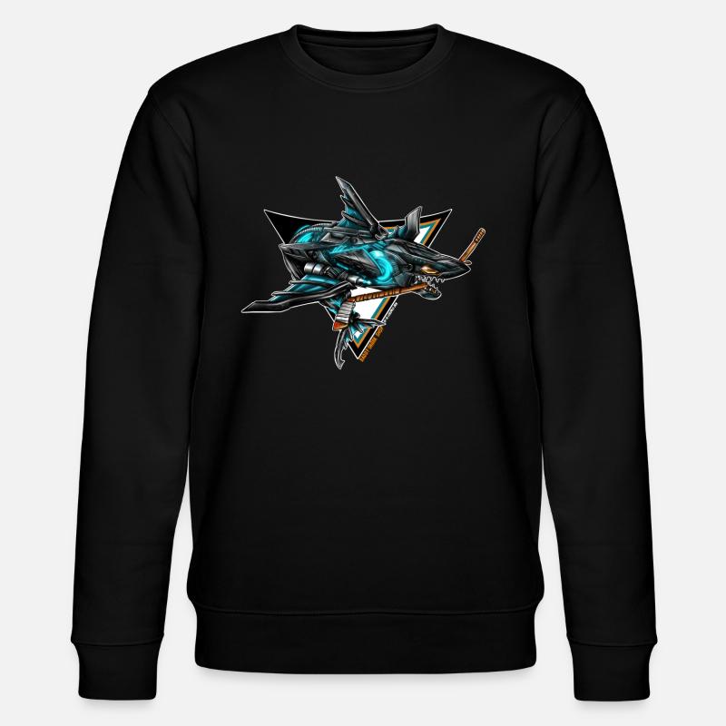 Logo Daddy’SHARK Shop #2 - Sweat bio CHANGER Stanley/Stella Unisexe - noir
