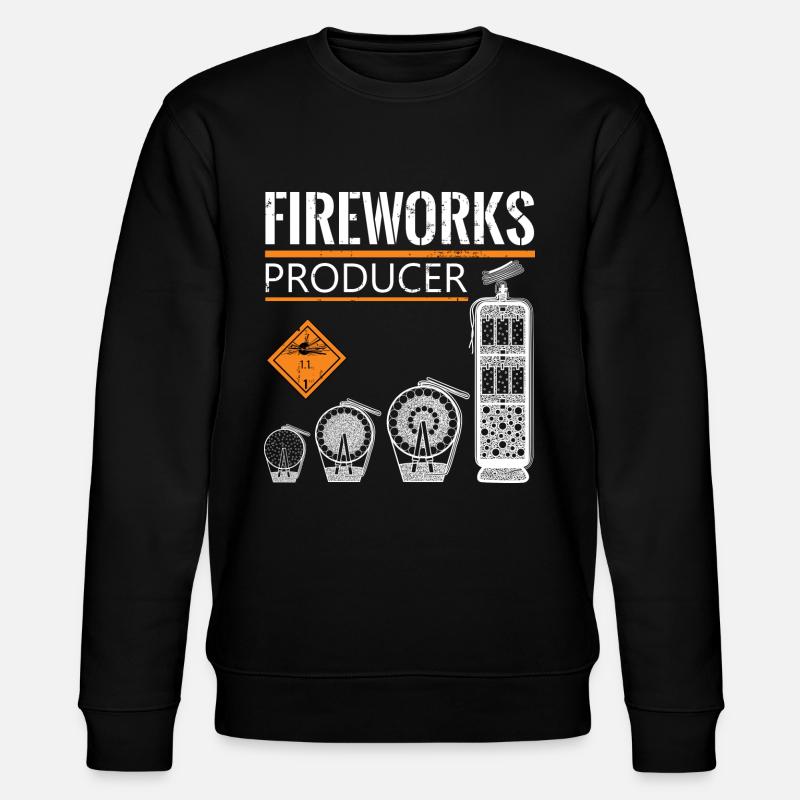 Fireworks Producer Pyro - Stanley/Stella CHANGER Unisex Organic Sweatshirt - black