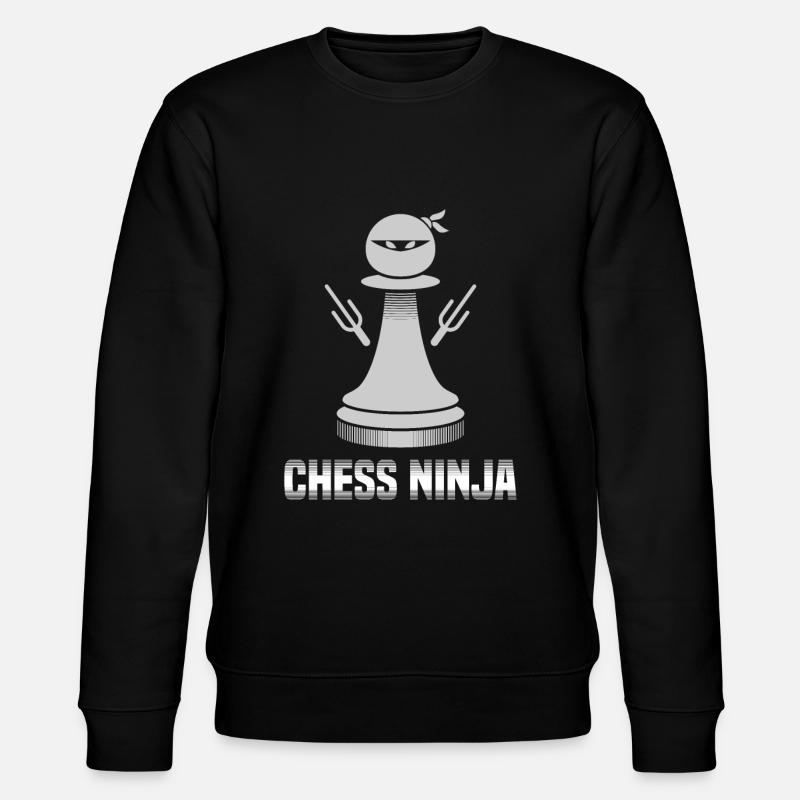 Ninja d'échecs - Sweat bio CHANGER Stanley/Stella Unisexe - noir