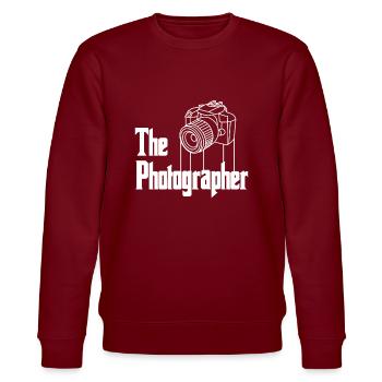 Photographer - Stanley/Stella Unisex Bio-Sweatshirt CHANGER  - Burgunderrot - Vorne - Nik (191cm) & Marisol (170cm)