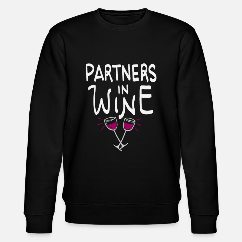 Partners in Wine - Sweat bio CHANGER Stanley/Stella Unisexe - noir