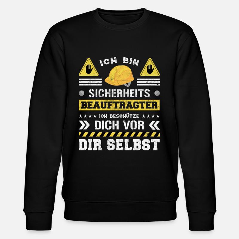 Safety Manager Sicherheitsbeauftragter - Stanley/Stella Unisex Bio-Sweatshirt CHANGER - Schwarz