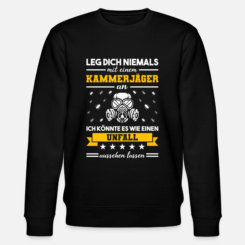 Kammerjäger Schädlingsbekämpfer - Stanley/Stella Unisex Bio-Sweatshirt CHANGER  - Schwarz