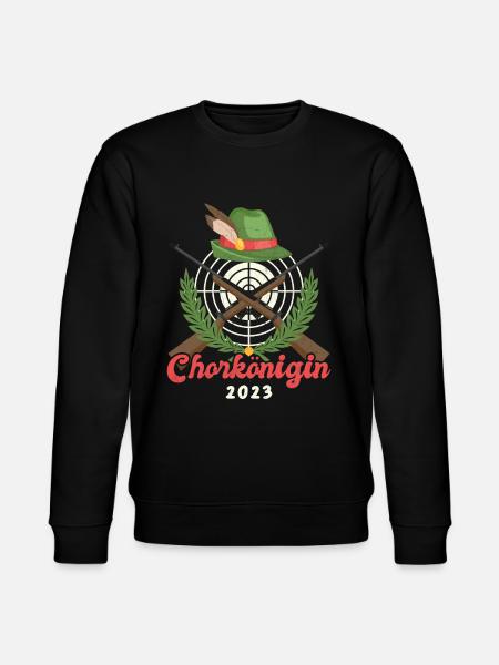 Chorkönigin 2023 - Stanley/Stella Unisex Bio-Sweatshirt CHANGER  - Schwarz