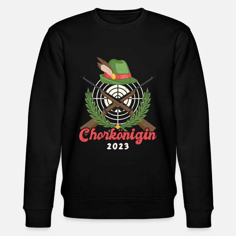Chorkönigin 2023 - Stanley/Stella Unisex Bio-Sweatshirt CHANGER  - Schwarz