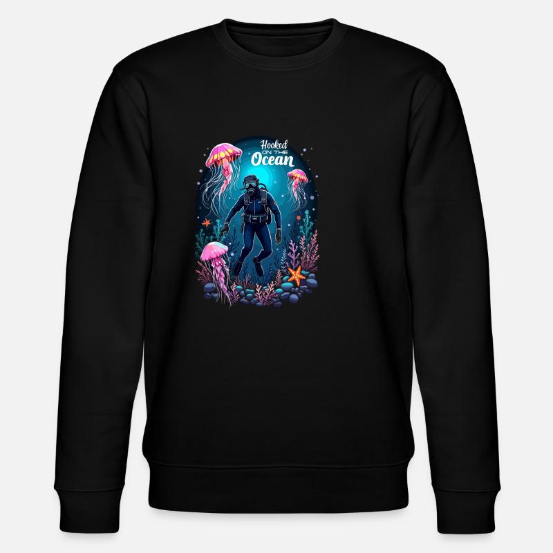 Kreuzfahrt - Stanley/Stella Unisex Bio-Sweatshirt CHANGER  - Schwarz
