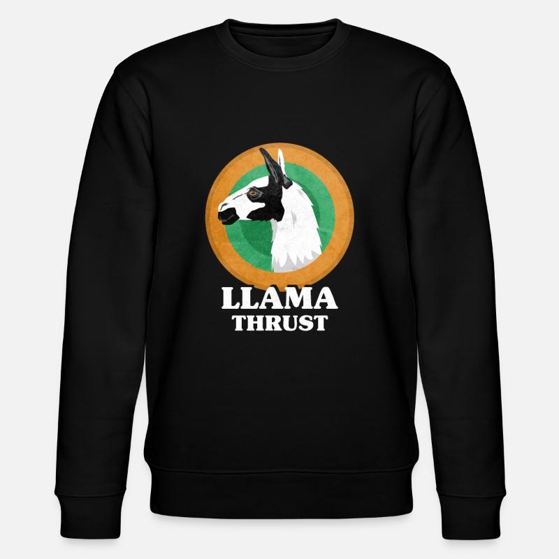 Llamathrust Llama Lama Thrust - Sweat bio CHANGER Stanley/Stella Unisexe - noir
