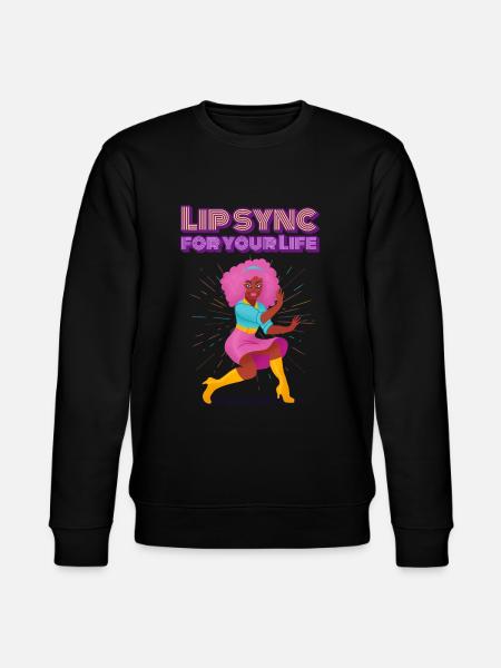 Drag Queen Drag Queen - Stanley/Stella CHANGER Unisex Organic Sweatshirt - black
