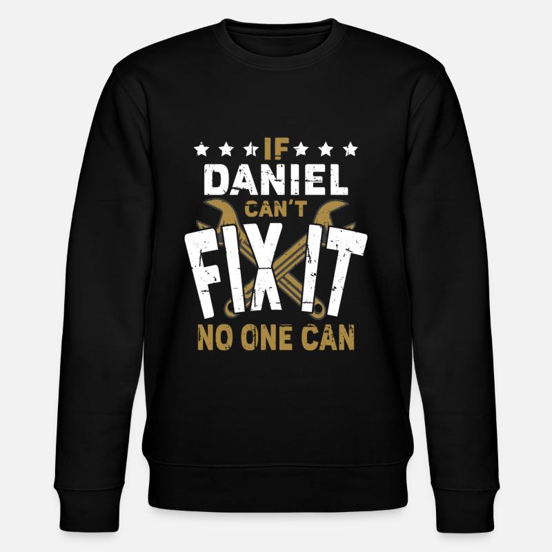 Name Daniel Gift - Stanley/Stella CHANGER Unisex Organic Sweatshirt - black