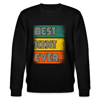 Kent Name Gift Quote Funny - Stanley/Stella CHANGER Unisex Organic Sweatshirt - black - Front - Nik (191cm) & Marisol (170cm)