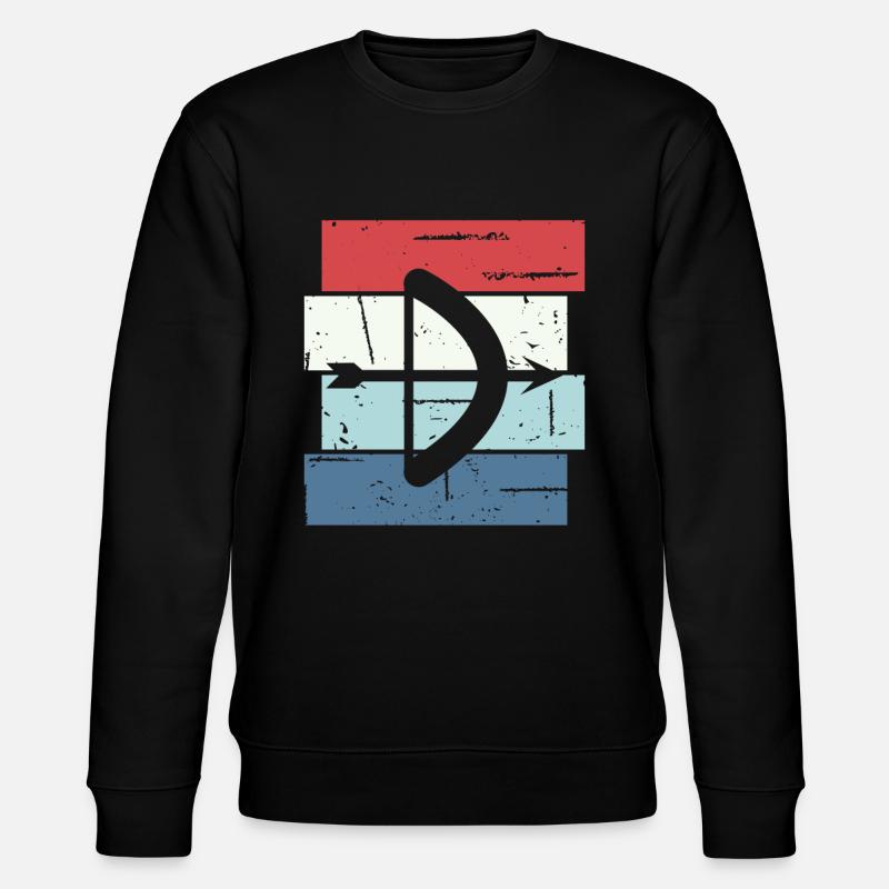 Archery Gift Saying Archery - Stanley/Stella CHANGER Unisex Organic Sweatshirt - black