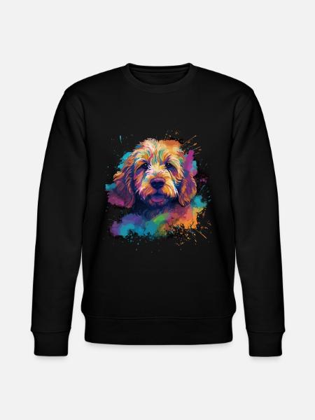 Labradoodle Hund Geschenk Spruch - Stanley/Stella Unisex Bio-Sweatshirt CHANGER - Schwarz