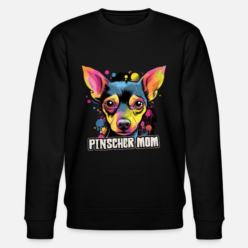 Pinscher Dog Gift Saying - Sweat bio CHANGER Stanley/Stella Unisexe - noir