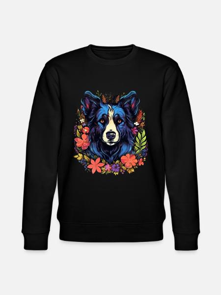 Aussie Australian Shepherd Hund Geschenk - Stanley/Stella Unisex Bio-Sweatshirt CHANGER - Schwarz