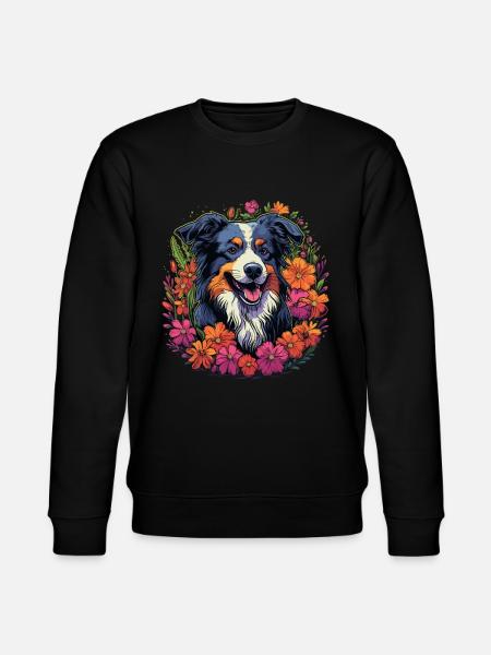 Cadeau de chien de berger australien australien - Sweat bio CHANGER Stanley/Stella Unisexe - noir