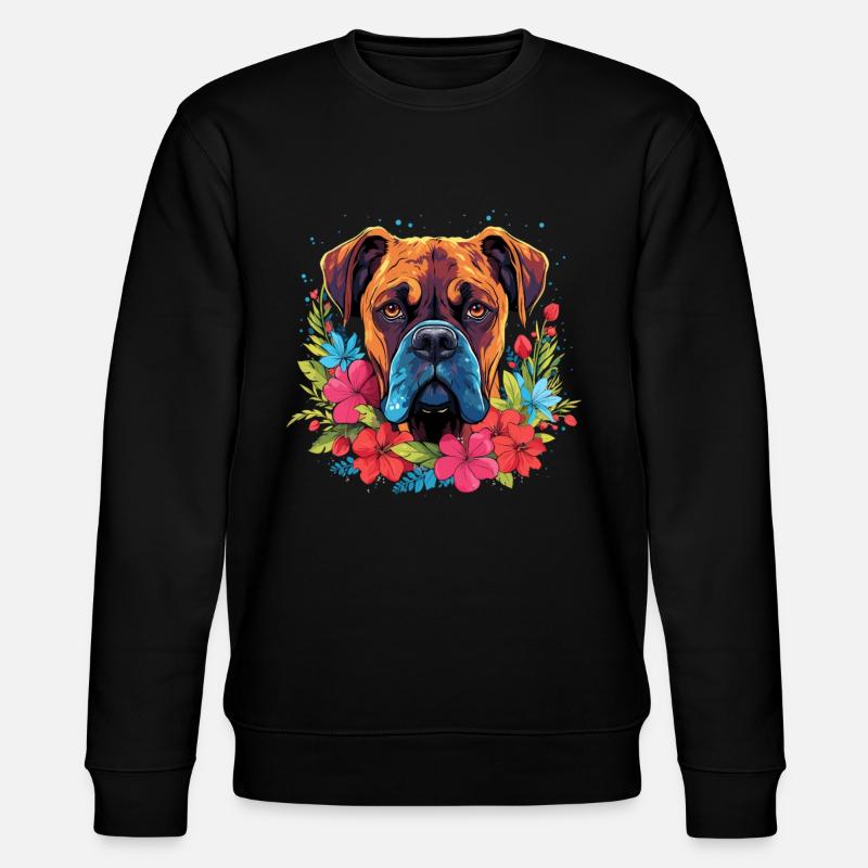 Cadeau Boxer Dog - Sweat bio CHANGER Stanley/Stella Unisexe - noir