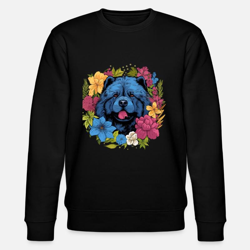 Chow Chow Chien Cadeau - Sweat bio CHANGER Stanley/Stella Unisexe - noir