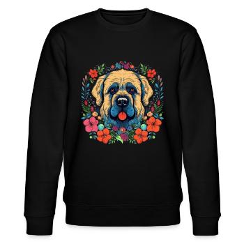Cadeau de chien Kangal - Sweat bio CHANGER Stanley/Stella Unisexe - noir - Devant - Nik (191cm) & Marisol (170cm)