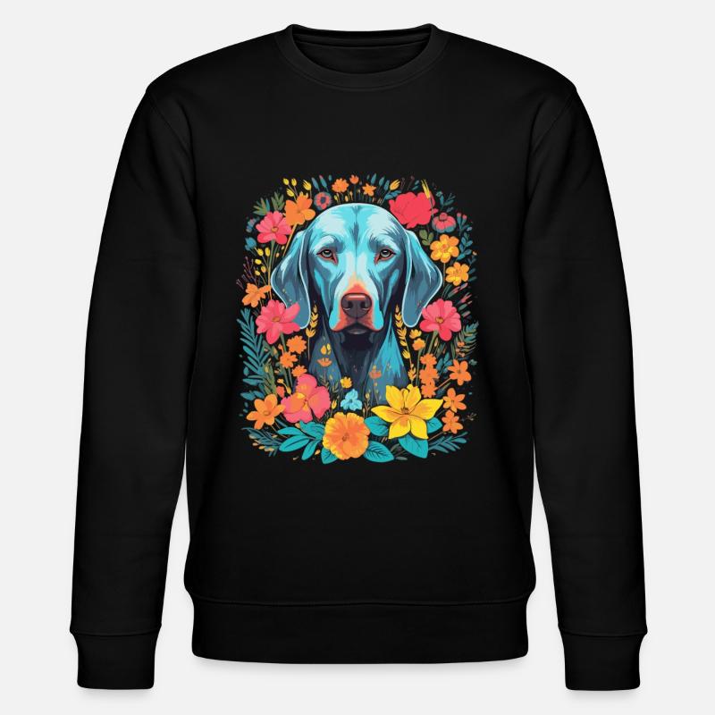 Cadeau de chien Weimaraner - Sweat bio CHANGER Stanley/Stella Unisexe - noir