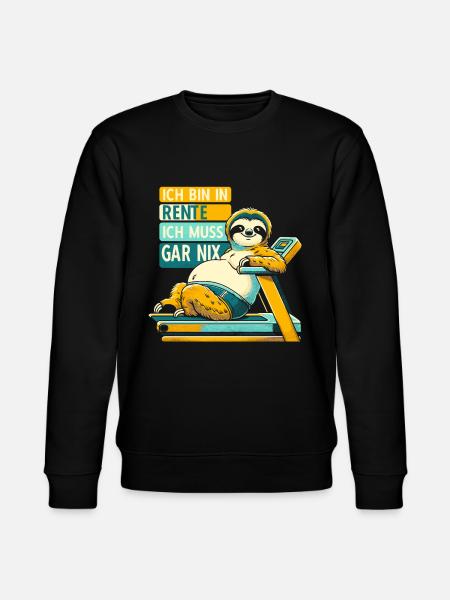 Rentner Geschenk Ruhestand Lustig Sport - Stanley/Stella Unisex Bio-Sweatshirt CHANGER  - Schwarz