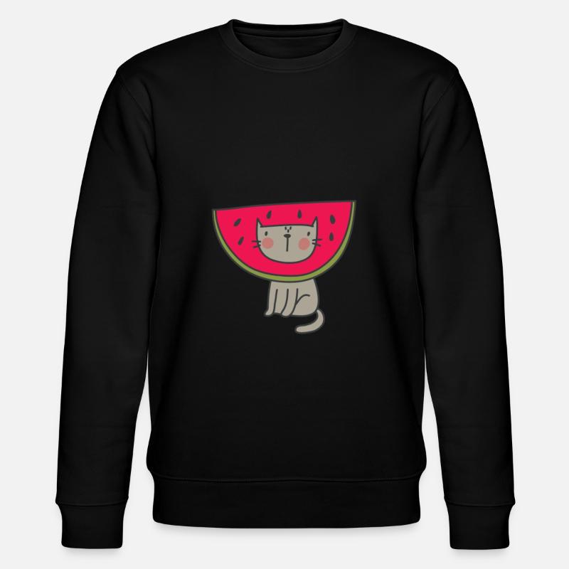 Chat dans la pastèque | Bestseller | - Sweat bio CHANGER Stanley/Stella Unisexe - noir