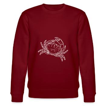 T-shirt Cancer | Bestseller | - Sweat bio CHANGER Stanley/Stella Unisexe - bordeaux - Devant - Nik (191cm) & Marisol (170cm)