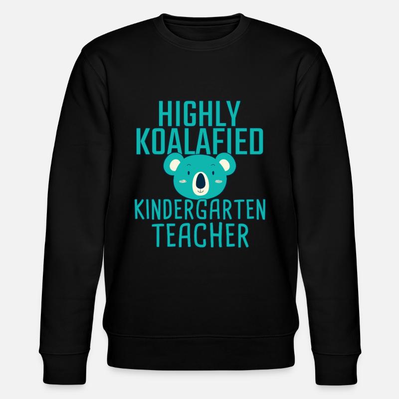 Enseignante de maternelle Koalafied - Sweat bio CHANGER Stanley/Stella Unisexe - noir