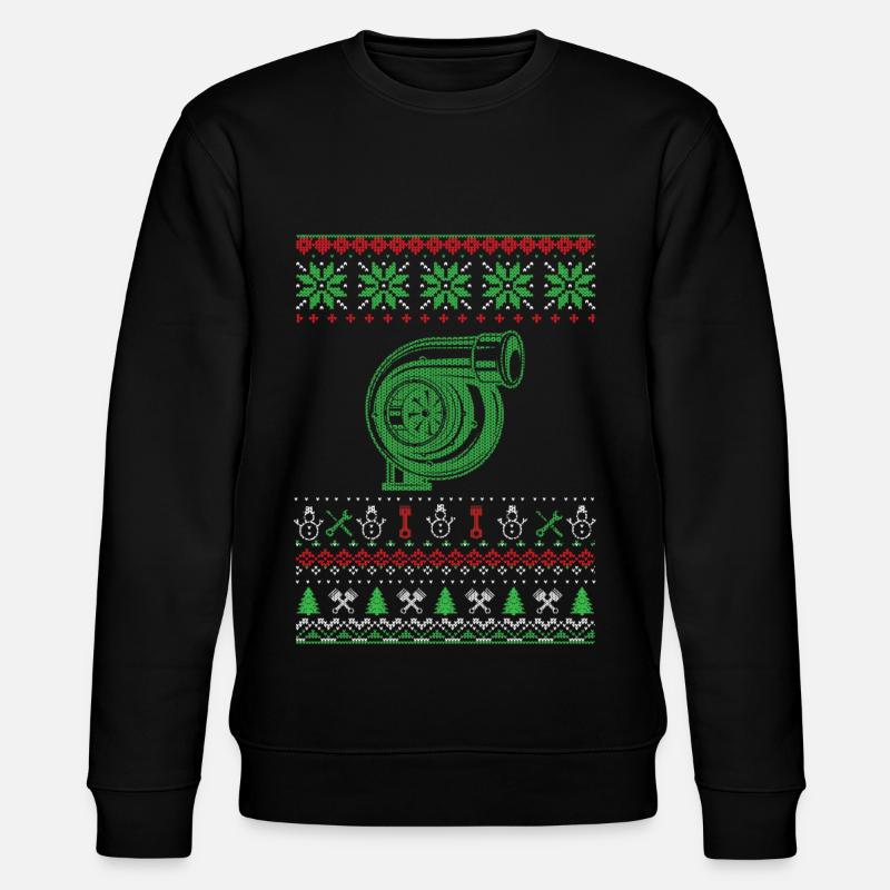Christmas Ugly Sweater - Stanley/Stella Unisex Bio-Sweatshirt CHANGER  - Schwarz