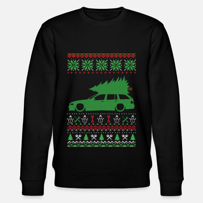 Christmas Ugly Sweater - Stanley/Stella Unisex Bio-Sweatshirt CHANGER  - Schwarz