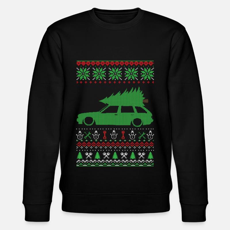 Pull laid de Noël - Sweat bio CHANGER Stanley/Stella Unisexe - noir