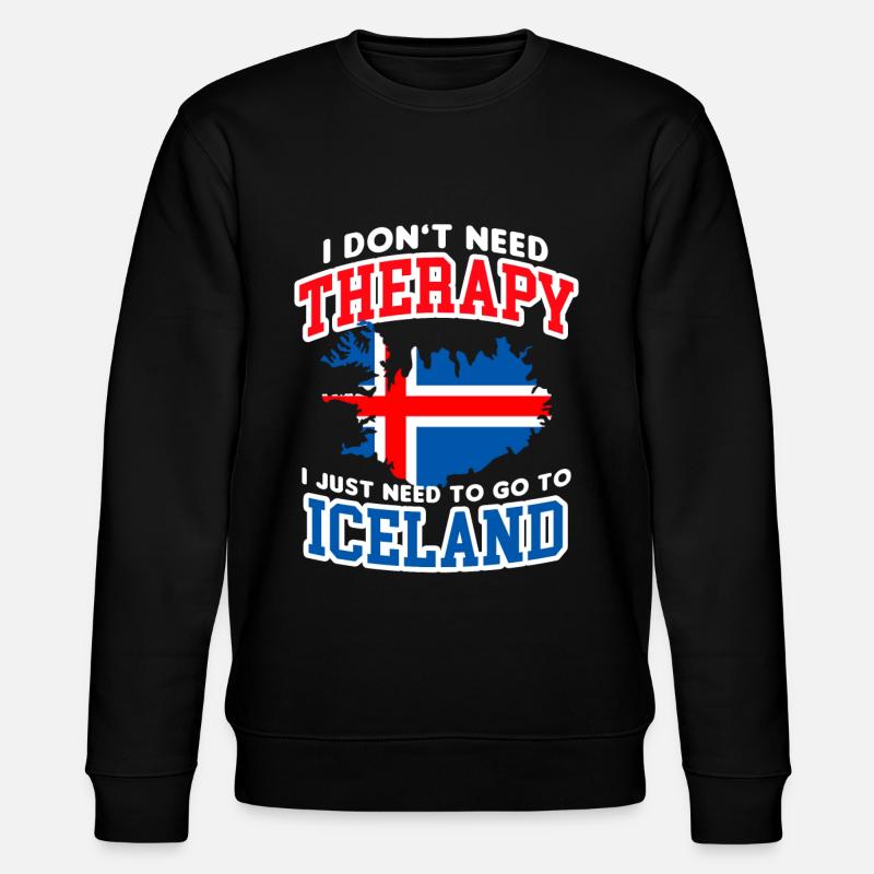 Iceland - Stanley/Stella CHANGER Unisex Organic Sweatshirt - black