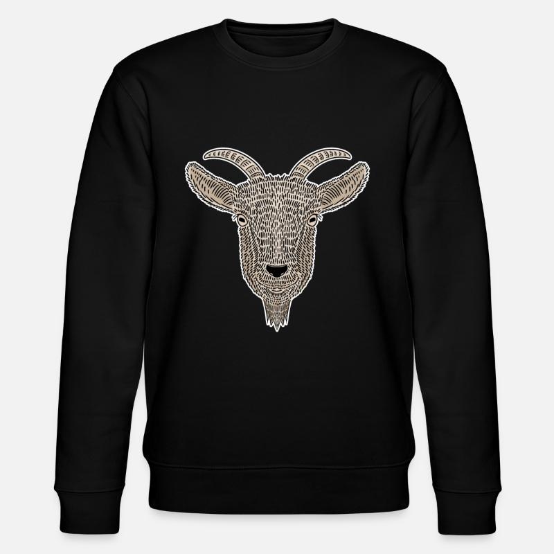 Chèvre chèvre chèvre - Sweat bio CHANGER Stanley/Stella Unisexe - noir