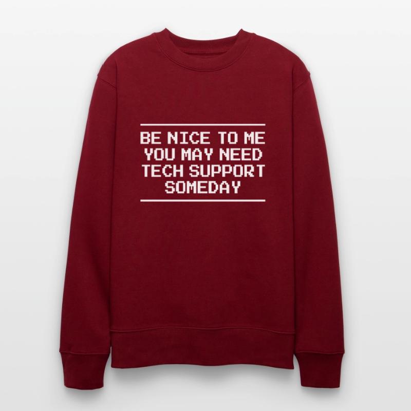 Tech Support Computer Science Computer IT Technology Stanley/Stella CHANGER Unisex Organic Sweatshirt