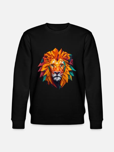 Lion's head - Stanley/Stella CHANGER Unisex Organic Sweatshirt - black